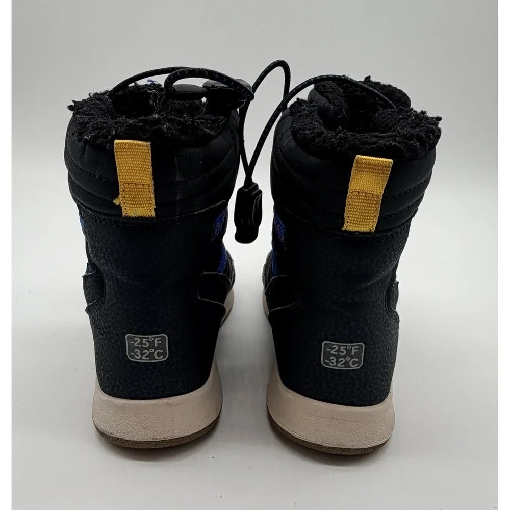 Merrell Snow Boots Youth Sz 11 Black Snow Crush 3.0 MK266123 Waterproof Fur‎